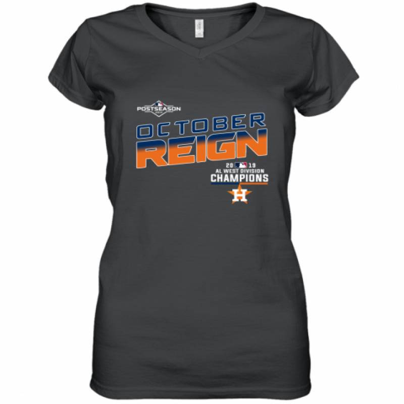 Houston Astros october reign shirt Women's V-Neck T-Shirt