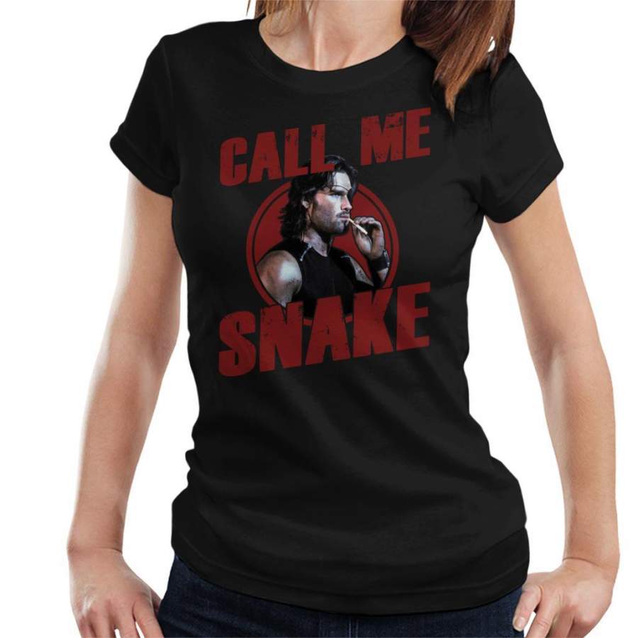 Escape From New York Call Me Snake Eyepatch Women’s T-Shirt