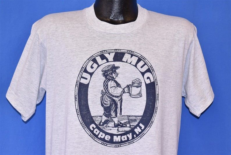 90S Ugly Mug Restaurant Bar Cape May New Jersey Beer Shirt