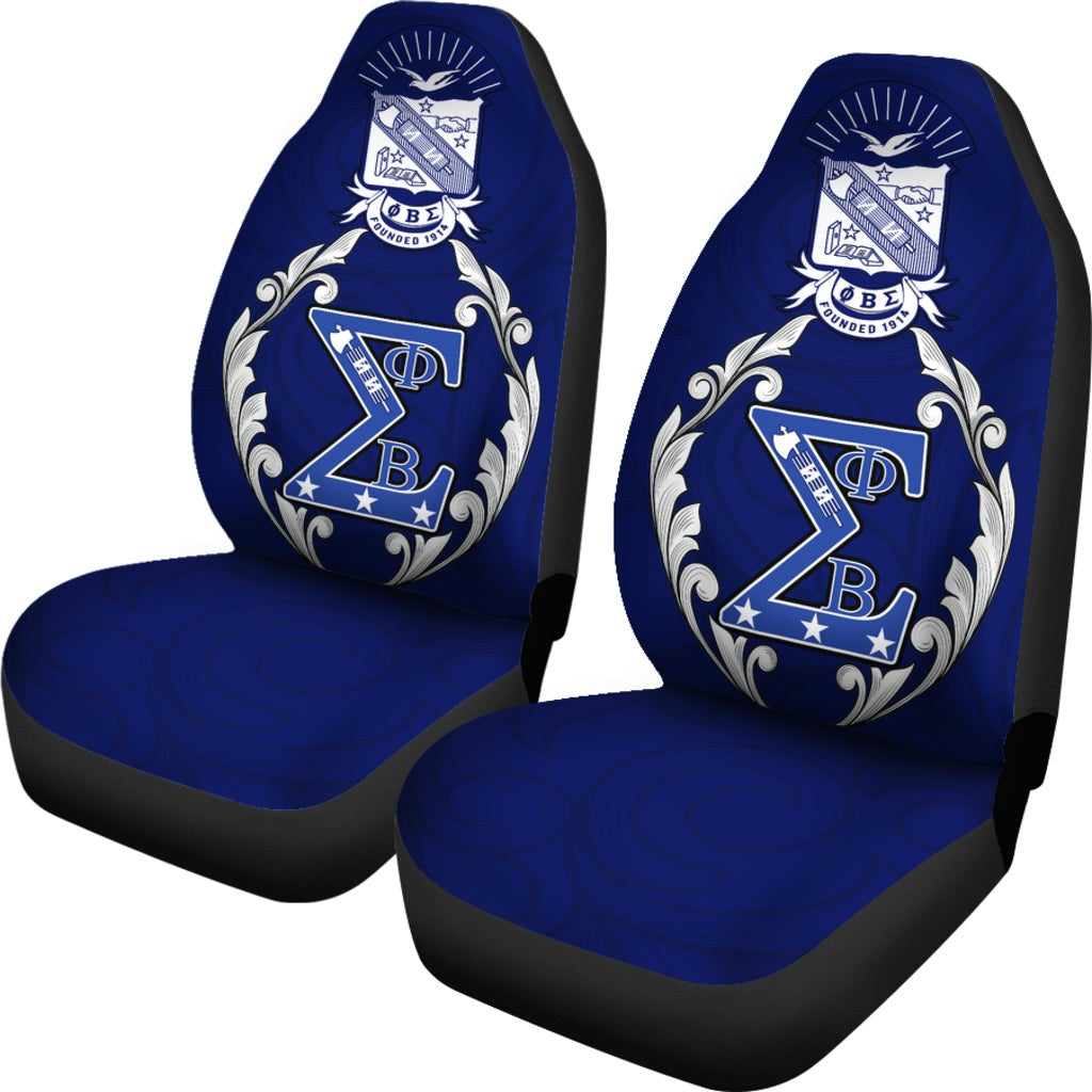 Fraternity Car Seat Cover – Phi Beta Sigma Car Seat Cover Fraternity (Set Of 2)