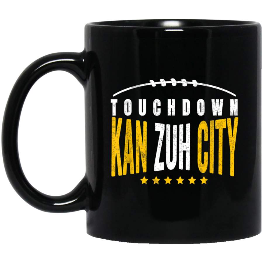 KC Kansas City Touchdown 2020 Red Kc TD Mug