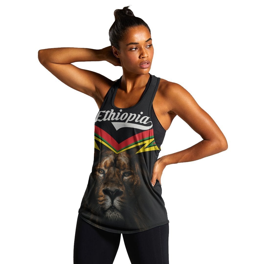 African Tank Top – Ethiopia Lion Roar Women’S Tank Top