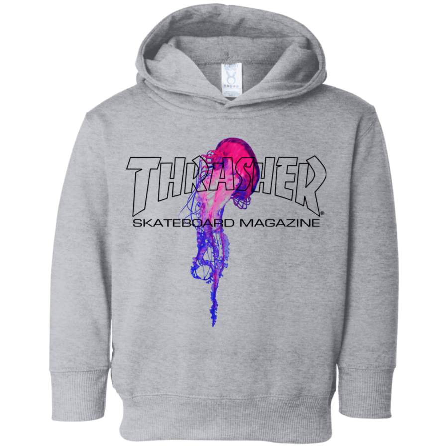 Thrasher Magazine Atlantic Drift White 3326 Rabbit Skins Toddler Fleece Hoodie