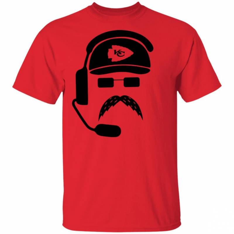 Andy Reid T-shirt Kansas City Chiefs Coach Tee MT02