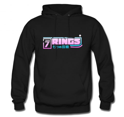 Ariana Grande 7 Rings Logo Hoodie (Oztmu)