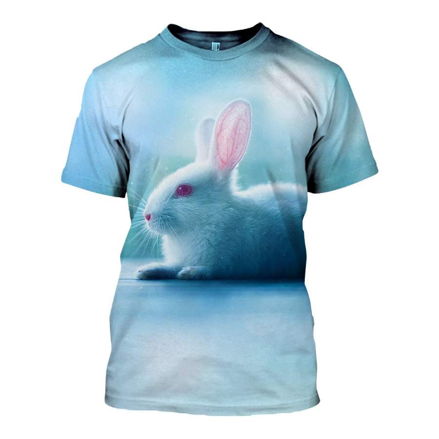 3D All Over Printed Rabbit T Shirt Hoodie 131202