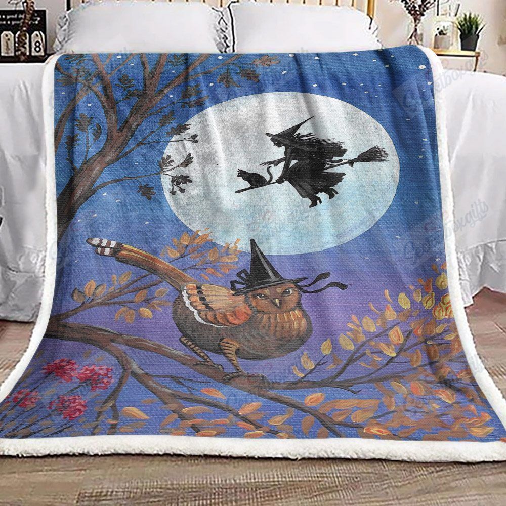 Halloween Forest Gs-Cl-Ld2706 Fleece Blanket