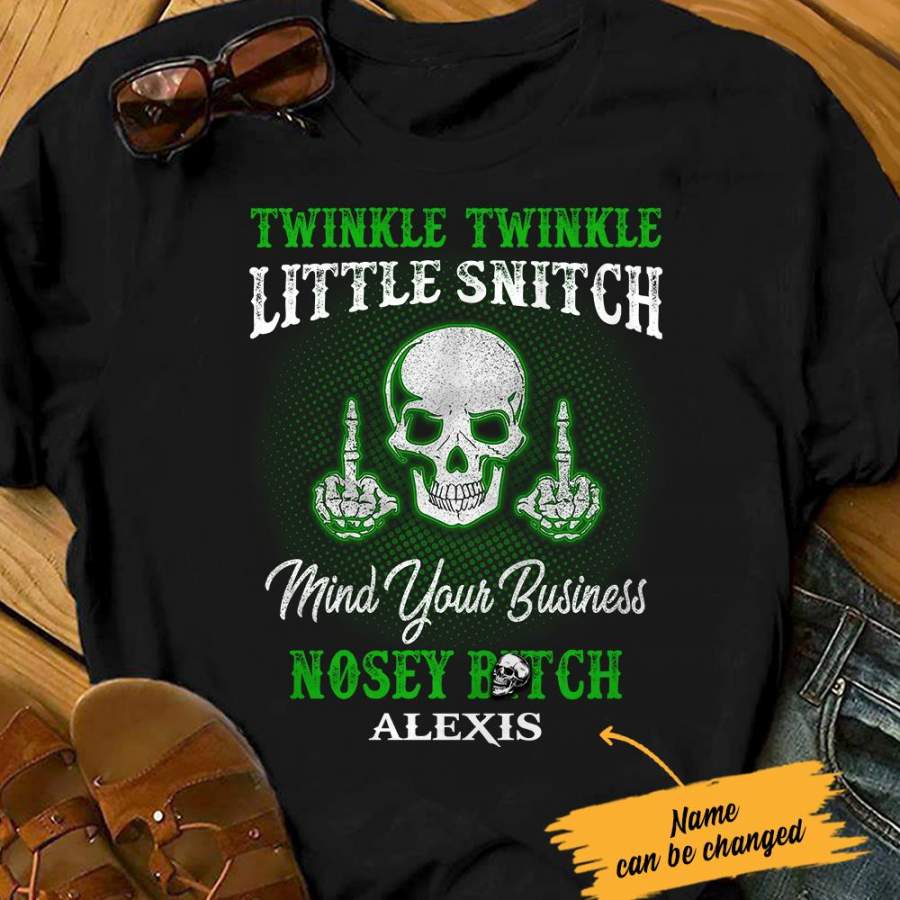 Mind Your Business Skull T Shirt JL243 85O36