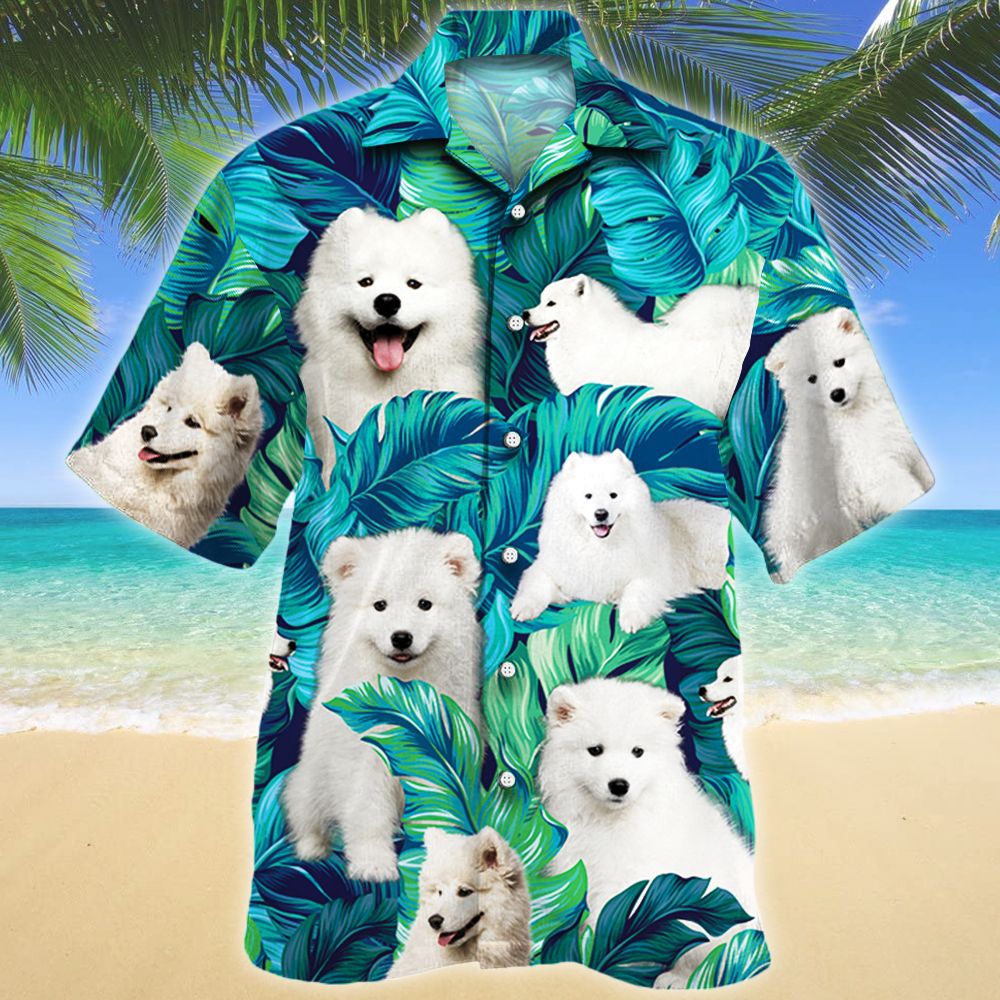 Samoyed Dog Lovers Hawaiian Shirt For Aloha Ha82797