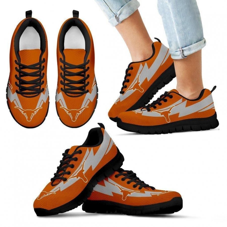 Three Amazing Good Line Charming Logo Texas Longhorns Sneakers #537