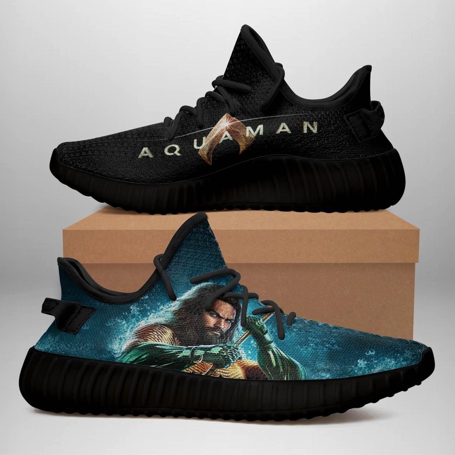 Aquaman Black Yeezy Sneakers Pt097B