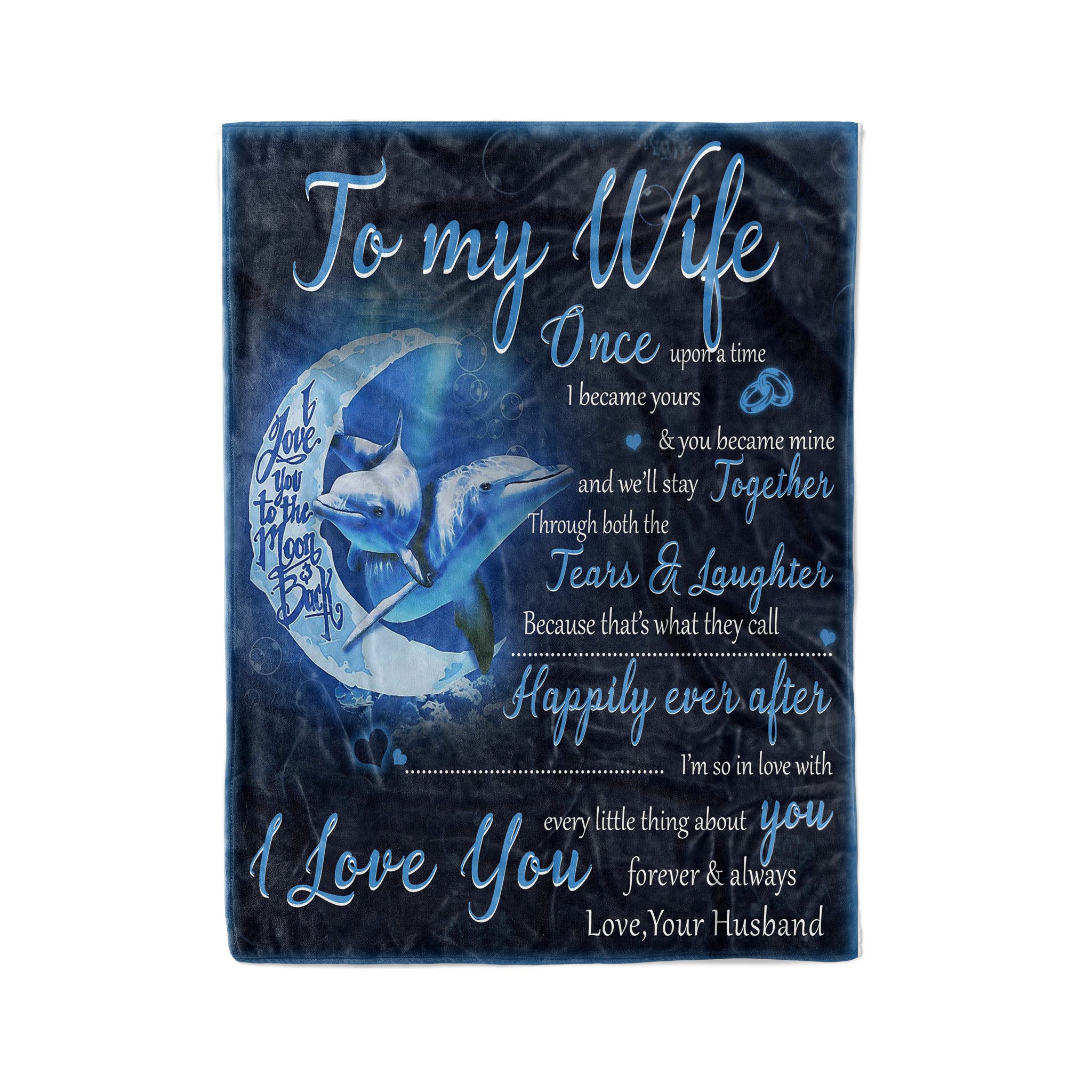 Fleece Dolphin Blanket Husband To Wife Once Upon A Time