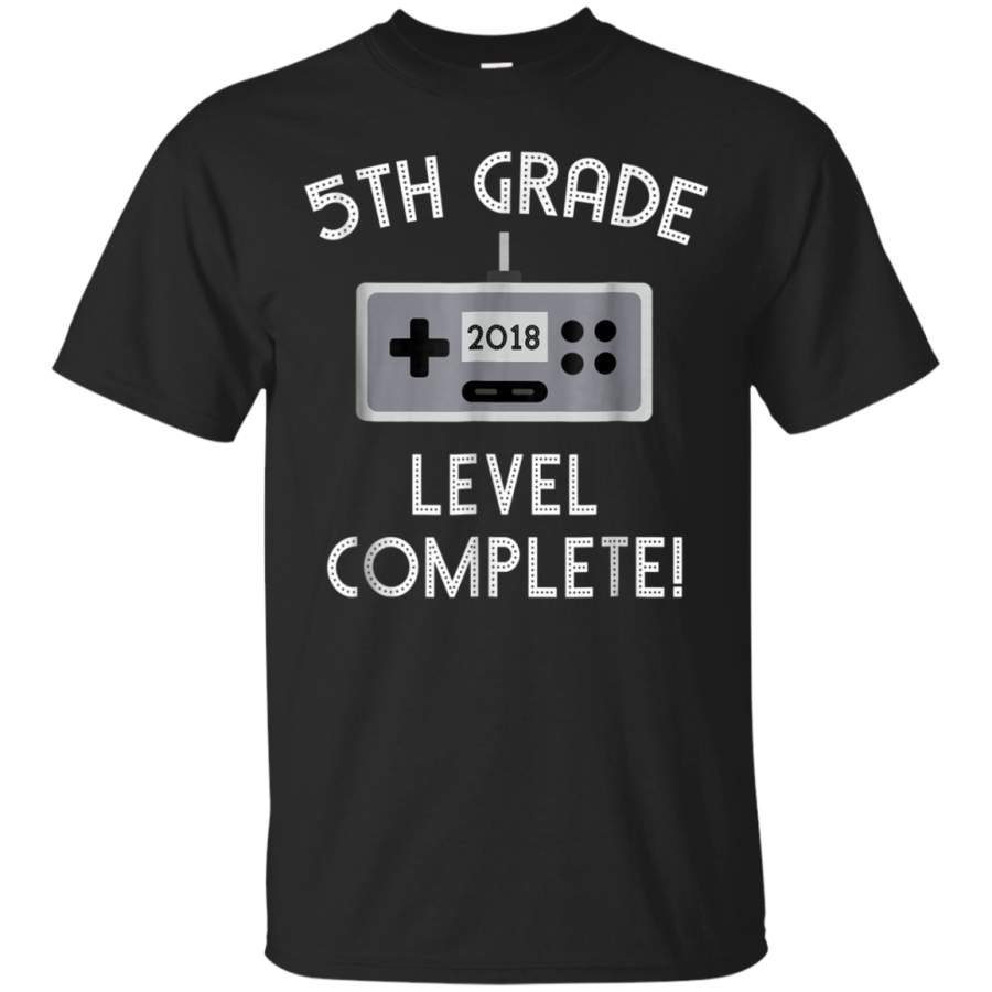 AGR 5th Grade Graduation Shirt Level Complete! Video Gamer Gift