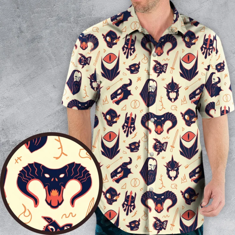 Sauron Lotr Hawaiian Shirt