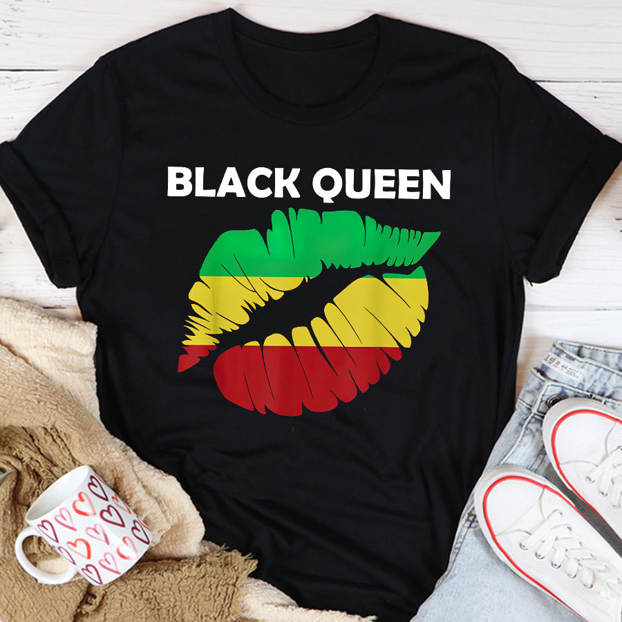 Juneteenth Shirt Black Queen Most Powerful African American History Pride T-Shirt