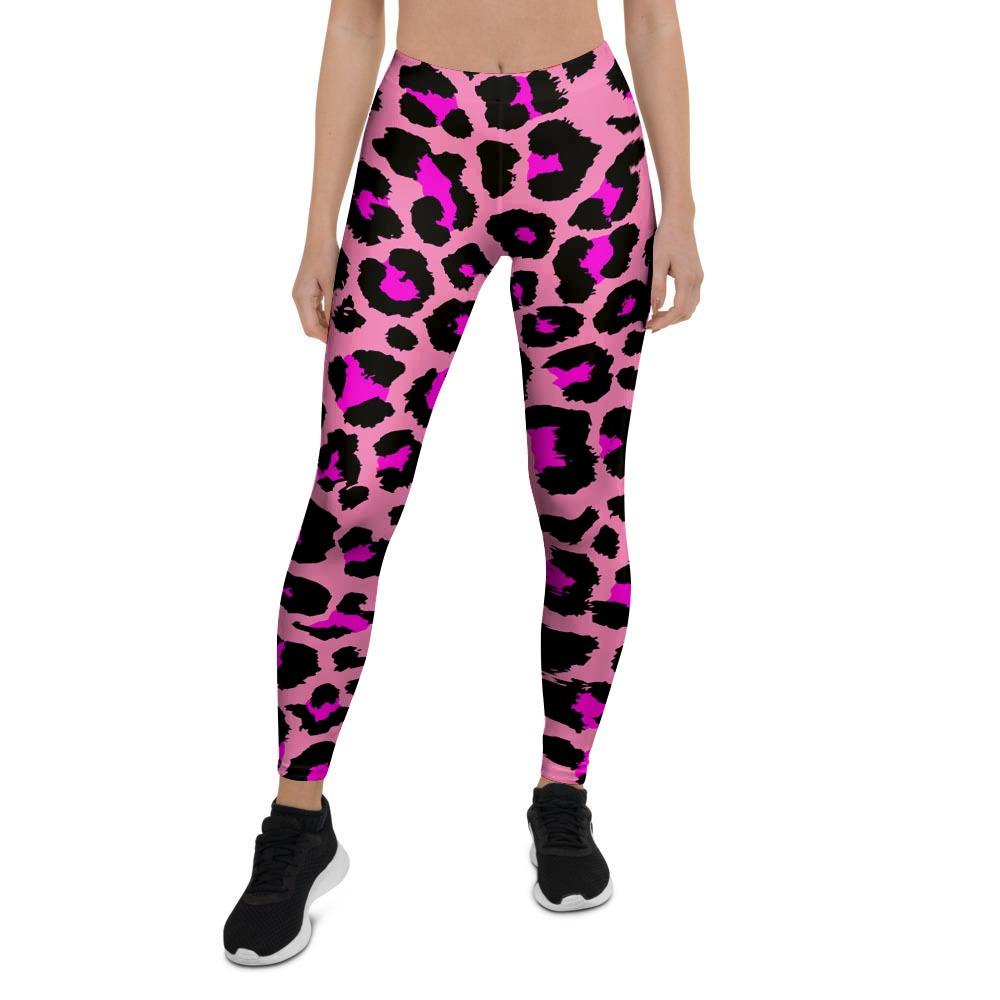 Pink Cheetah Leopard Women’S Leggings