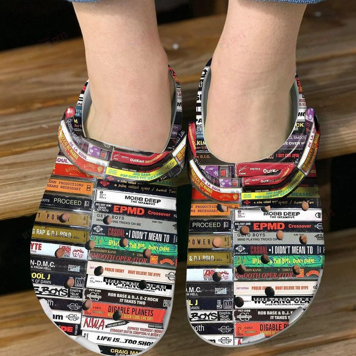 Hip Hop Cd Crocs Classic Clogs Shoes