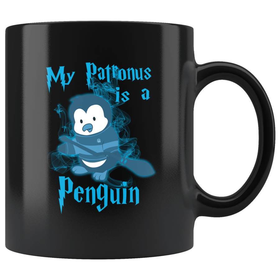 My Patronus Is A Penguin Mug – Funny Wizard Winter Animal Loving Penguins Zoo Coffee Cup