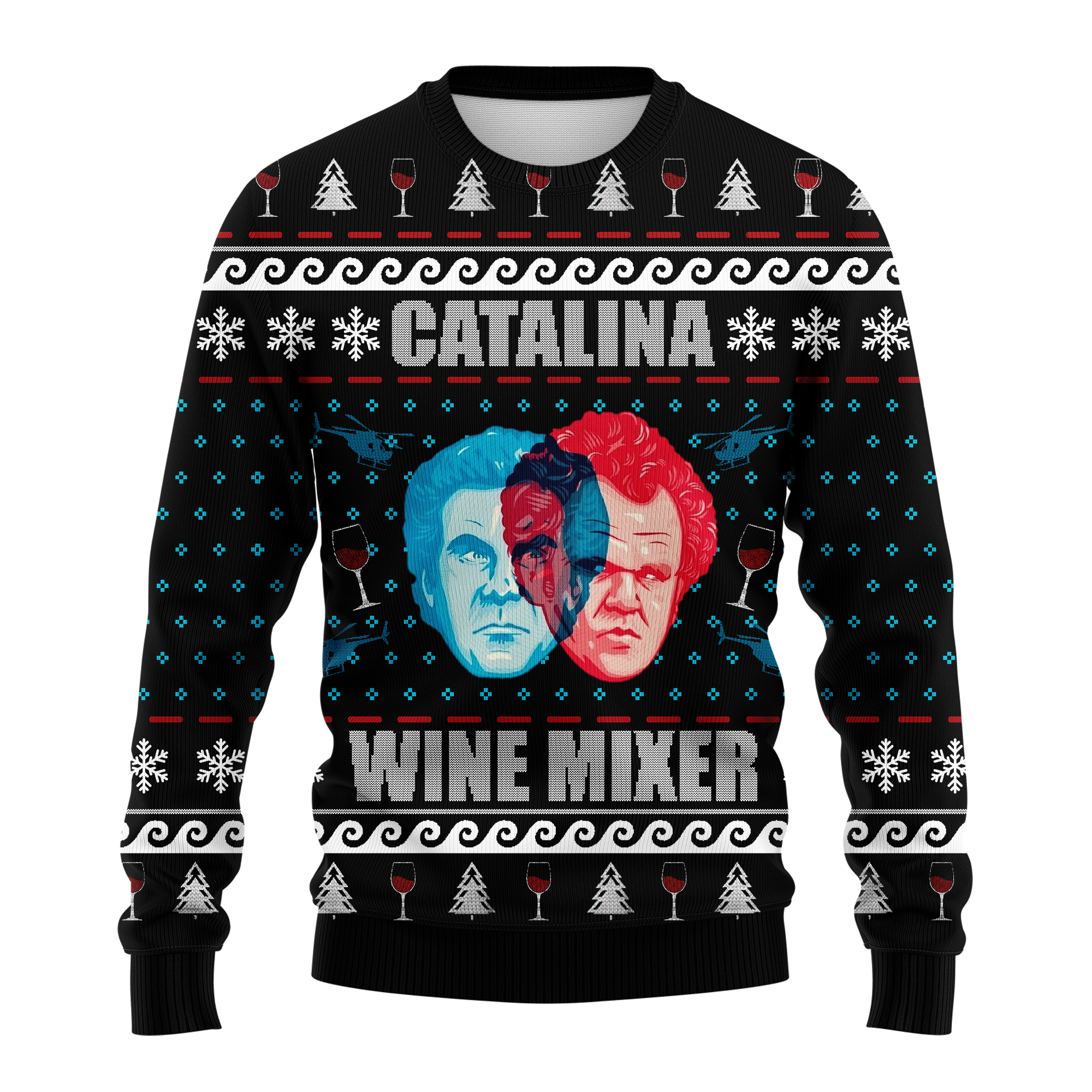 Catalina Wine Mixer Ugly Christmas Sweatshirt Hoodie All Over Printed Pf172