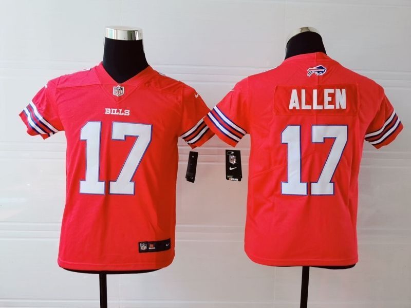 Buffalo Bills Josh Allen #17 NFL 2020 Red Jersey