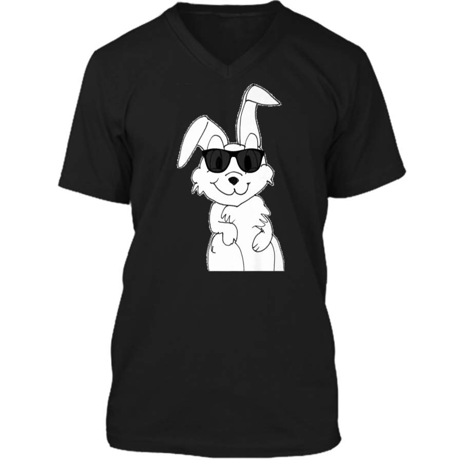 Bunny Easter tShirt – Women Men Boys Girls Teens Rabbit Gift Mens Printed V-Neck T