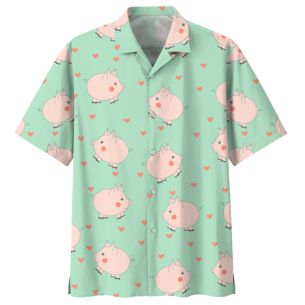 Pig Blue Amazing Design Unisex Hawaii Shirt For Men And Women Ha111834