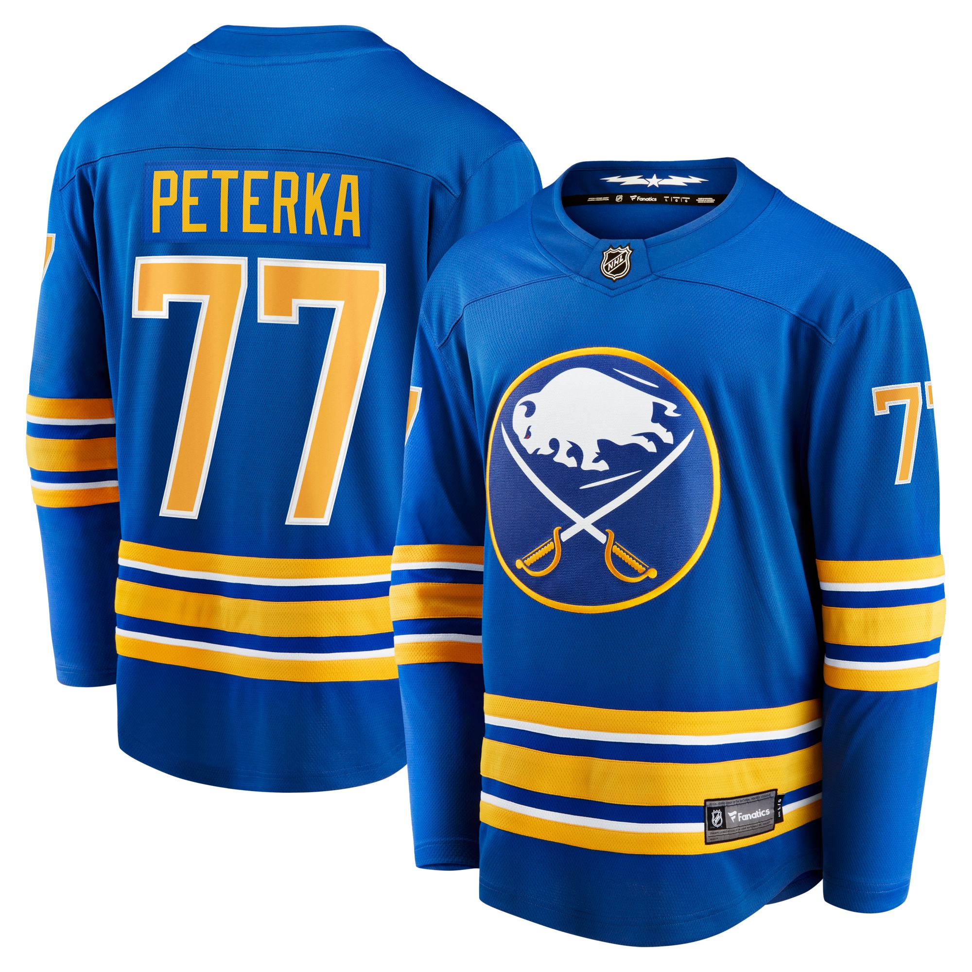 JJ Peterka Buffalo Sabres Branded Home Breakaway Jersey – Royal