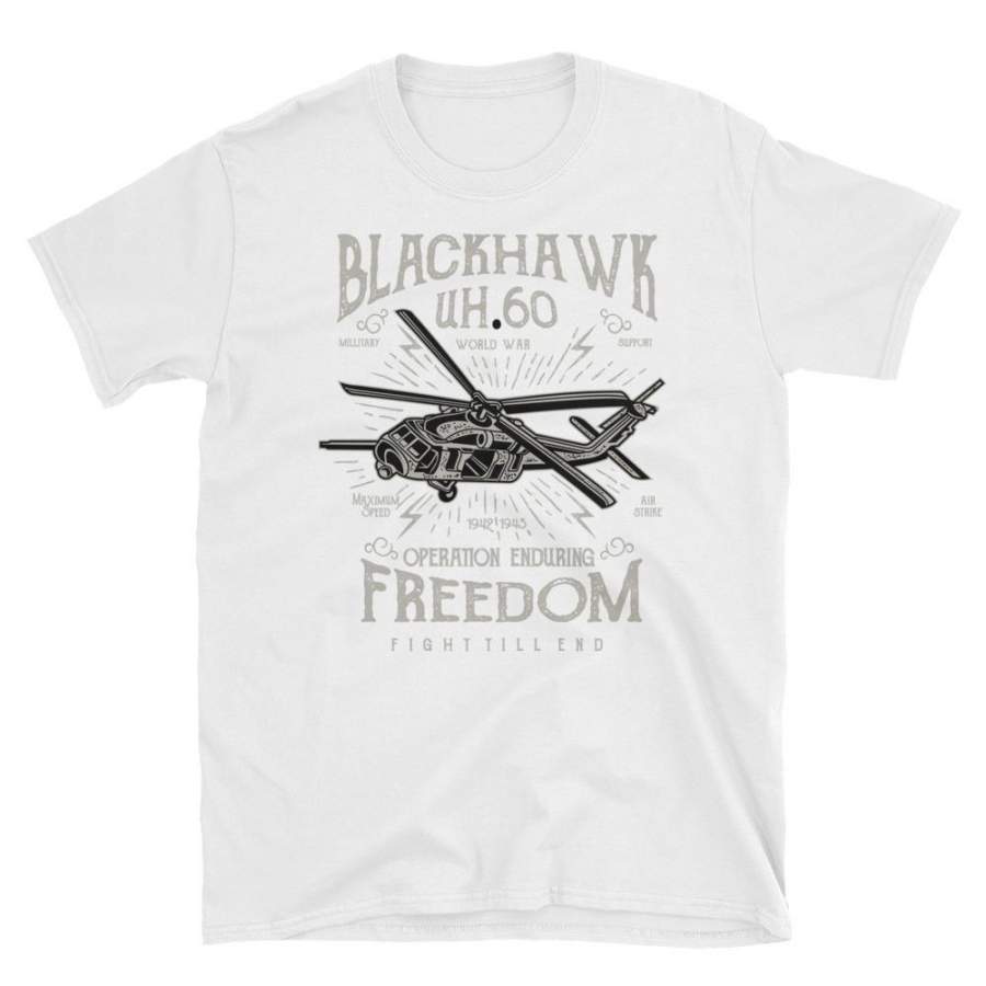 Blackhawk UH60 Vintage Poster T-Shirt