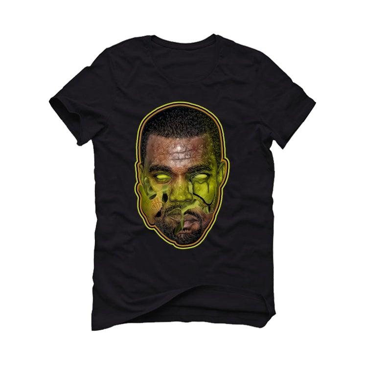 Yeezy 350 V2 “Marsh” Black T-Shirt (Broken Mind)