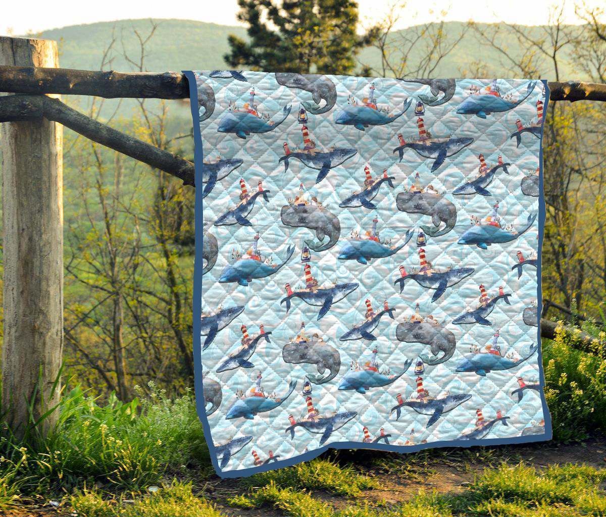 Whale Clp290647 Quilt Blanket