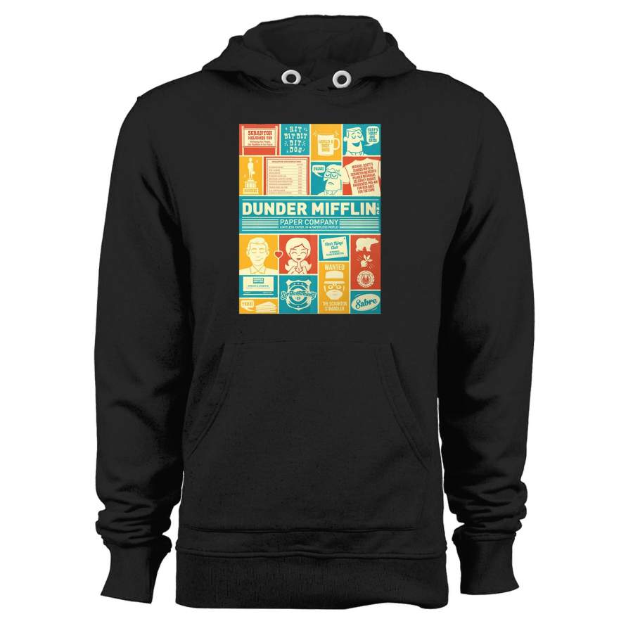 The Office Retro Dunder Mifflin Scranton Unisex Hoodie