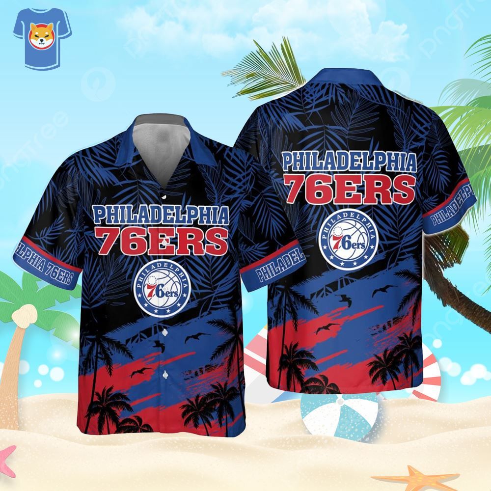 Philadelphia 76Ers Basketball Association Hawaiian Shirt