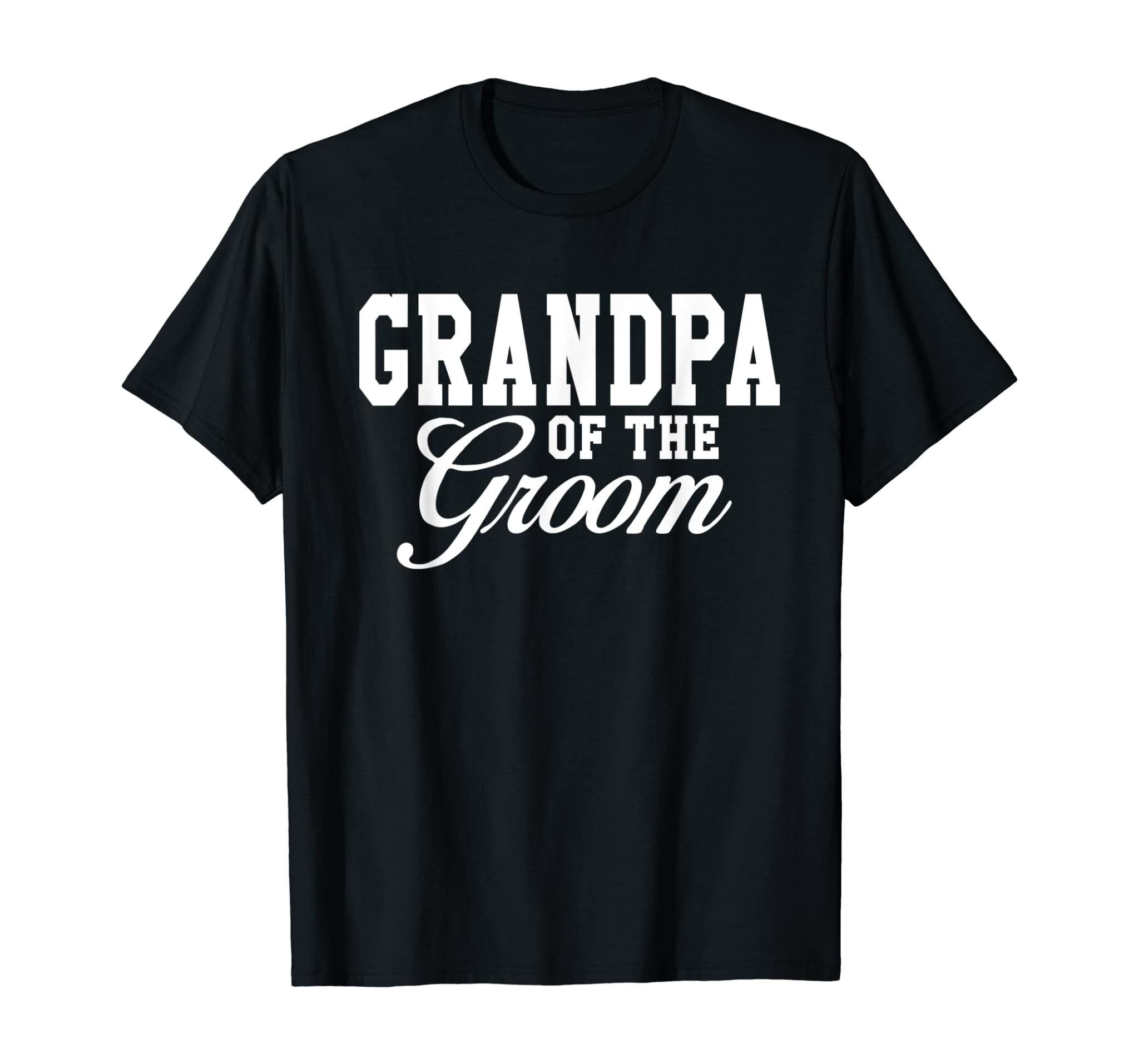 Grandpa Of The Groom Wedding Party T-Shirt