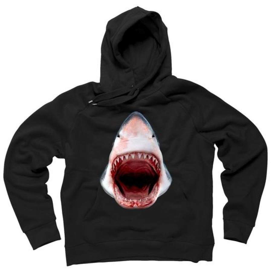 Shark Bite Close Up 3d Hoodie