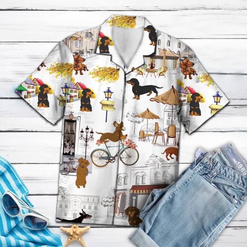 Home Is Where My Dachshund Hawaii Shirt Ha47342