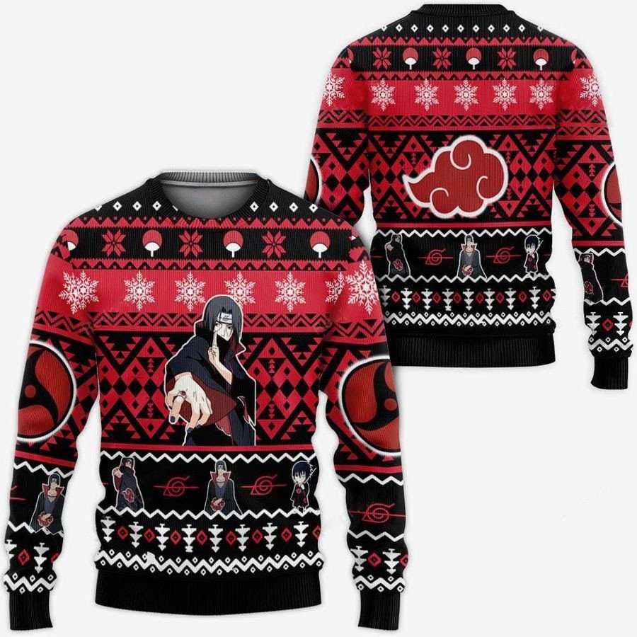 Akatsuki Itachi Naruto Ugly Christmas Sweater