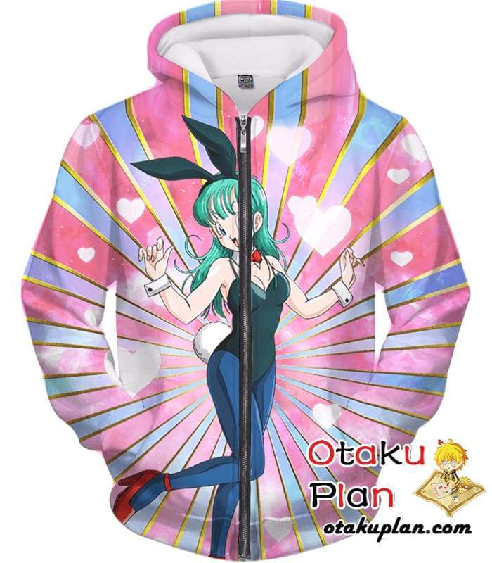 Dragon Ball Z Zip Up Hoodie – Raging Rabbit Riot Bulma Bunny