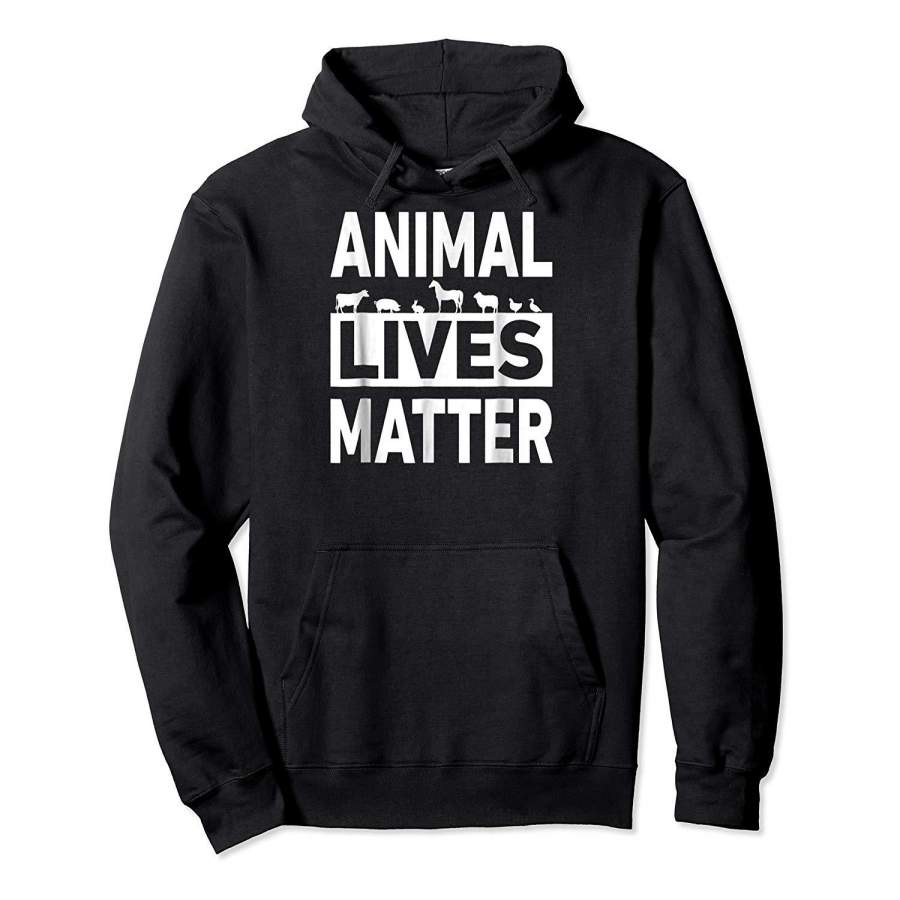 Animal Lives Matter Shirt for Men Women Kid Vegan Vegetarian Hoodie Premium Tee