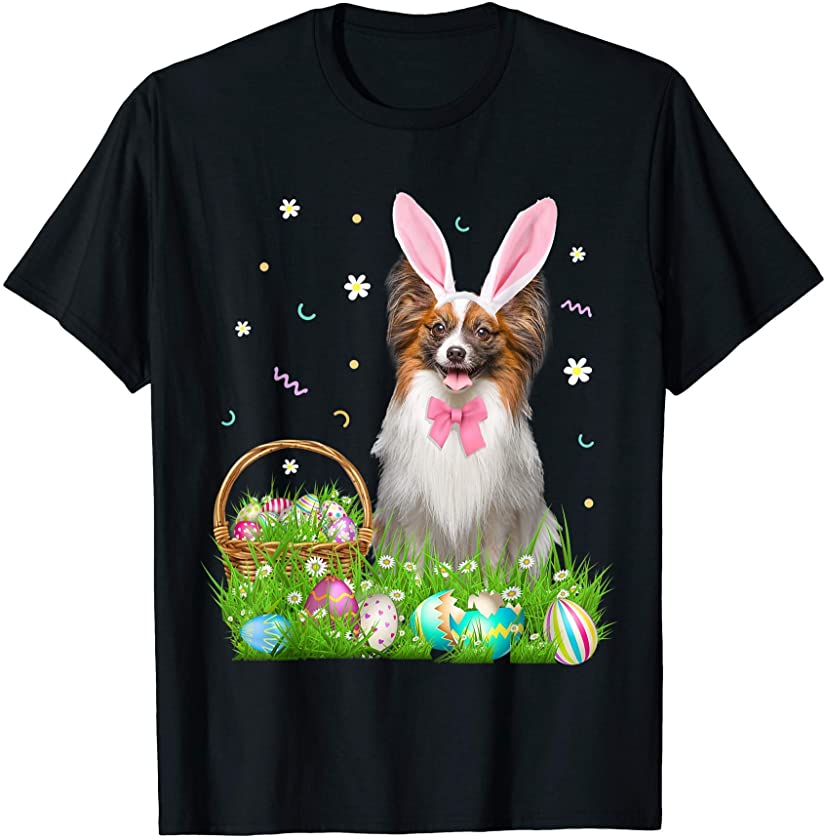 Cute Papilion Easter Day Bunny Eggs Easter Costume Womens T-Shirt