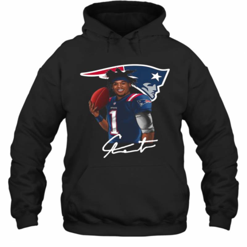 New England Patriots Cam Newton Signature Hoodie