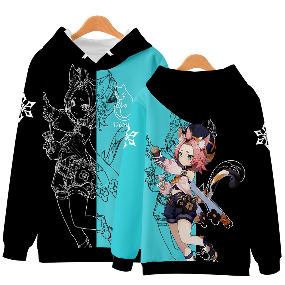 Anime Game Genshin Impact Raiden Shogun 3D Hoodies Men Women Sweatshirt Hoodie Harajuku Fashion Kids Streetwear Boy Girl Clothes alx