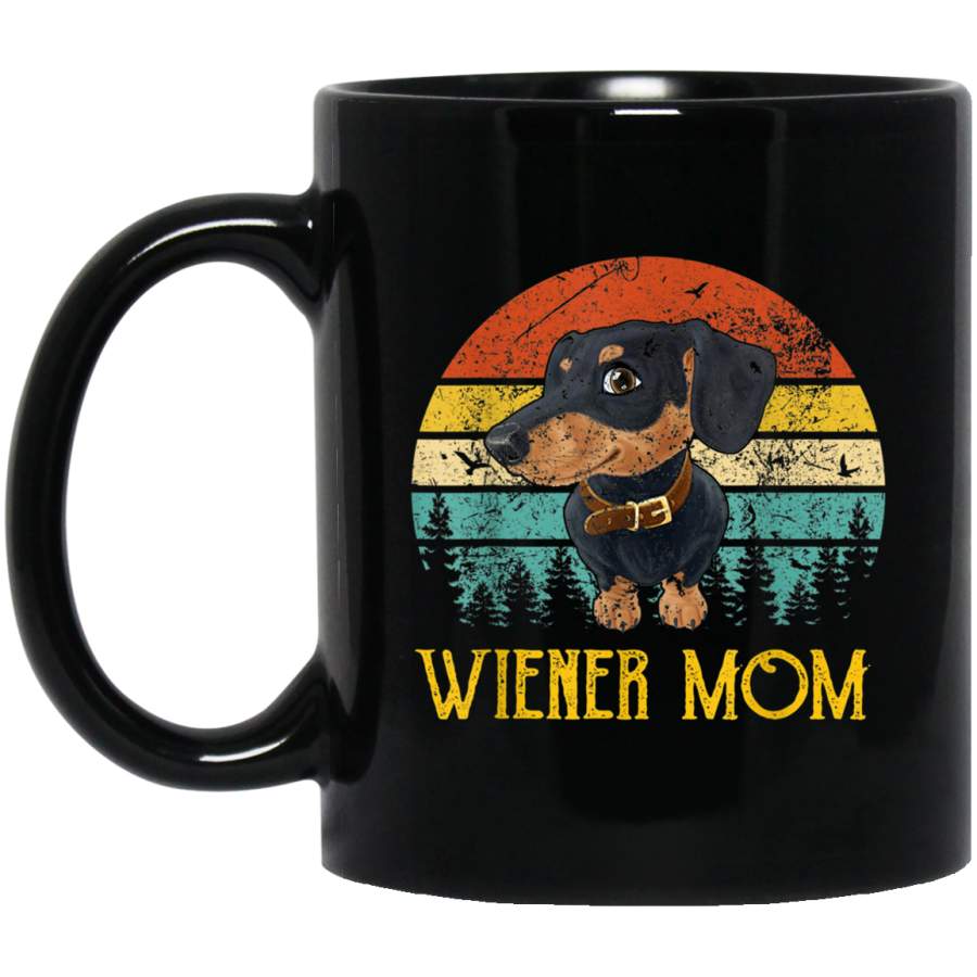 Vintage Retro Dachshund Mom Mug Dog Mama Lover Gift Mug