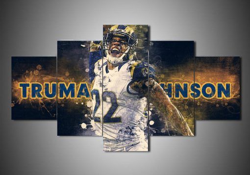 Los Angeles Rams Trumaine Johnson Sport 5 Panel Canvas Art Wall Decor