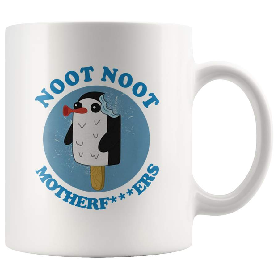 Ice Cream Penguin Pingu Noot Noot Motherfuckers Tee Shirt Hoodie White Coffee Mug