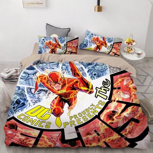 The Flash Barry Allen 12 Duvet Cover Pillowcase Home Decor 3D Bedding Set 8667