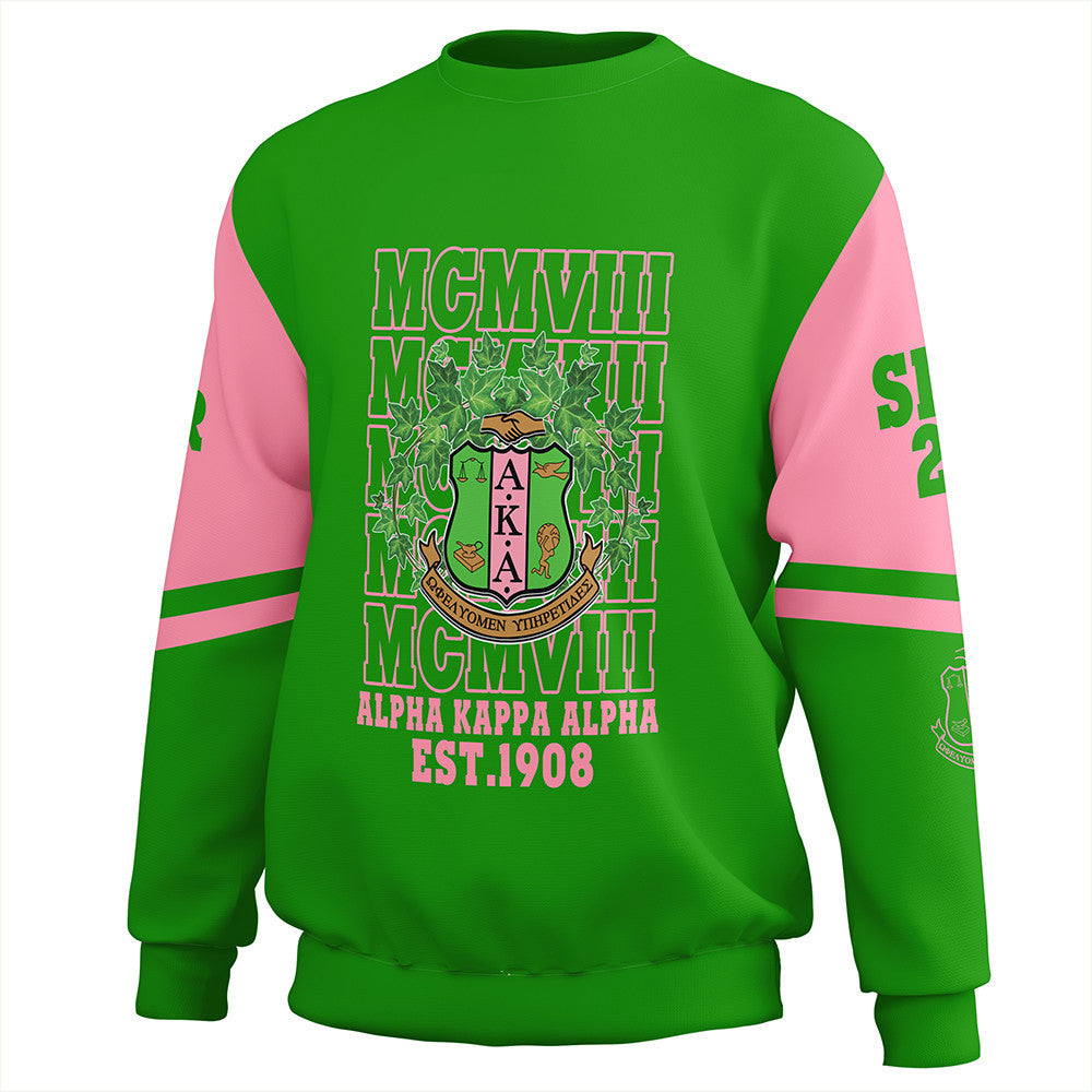 Wonder Print Shop Sweatshirt – Personalized Alpha Kappa Alpha Mcm Style Sweatshirt