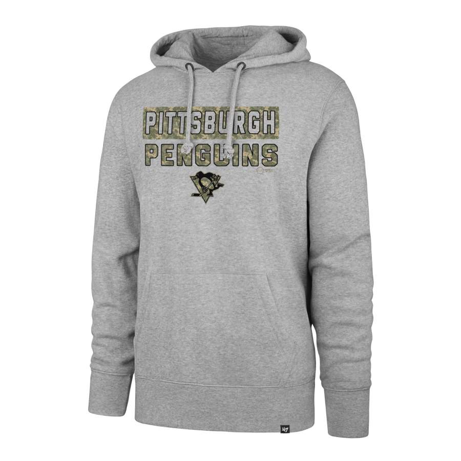 Pittsburgh Penguins Oht Distressed ’47 Headline Hoodie Unisex 3D All Over Print