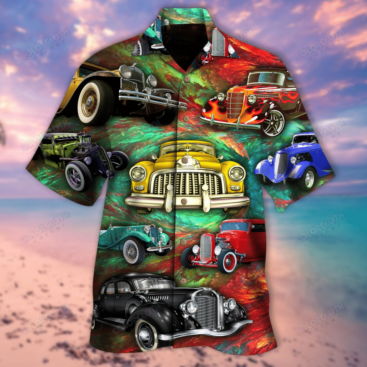 hot rod hawaiian shirt