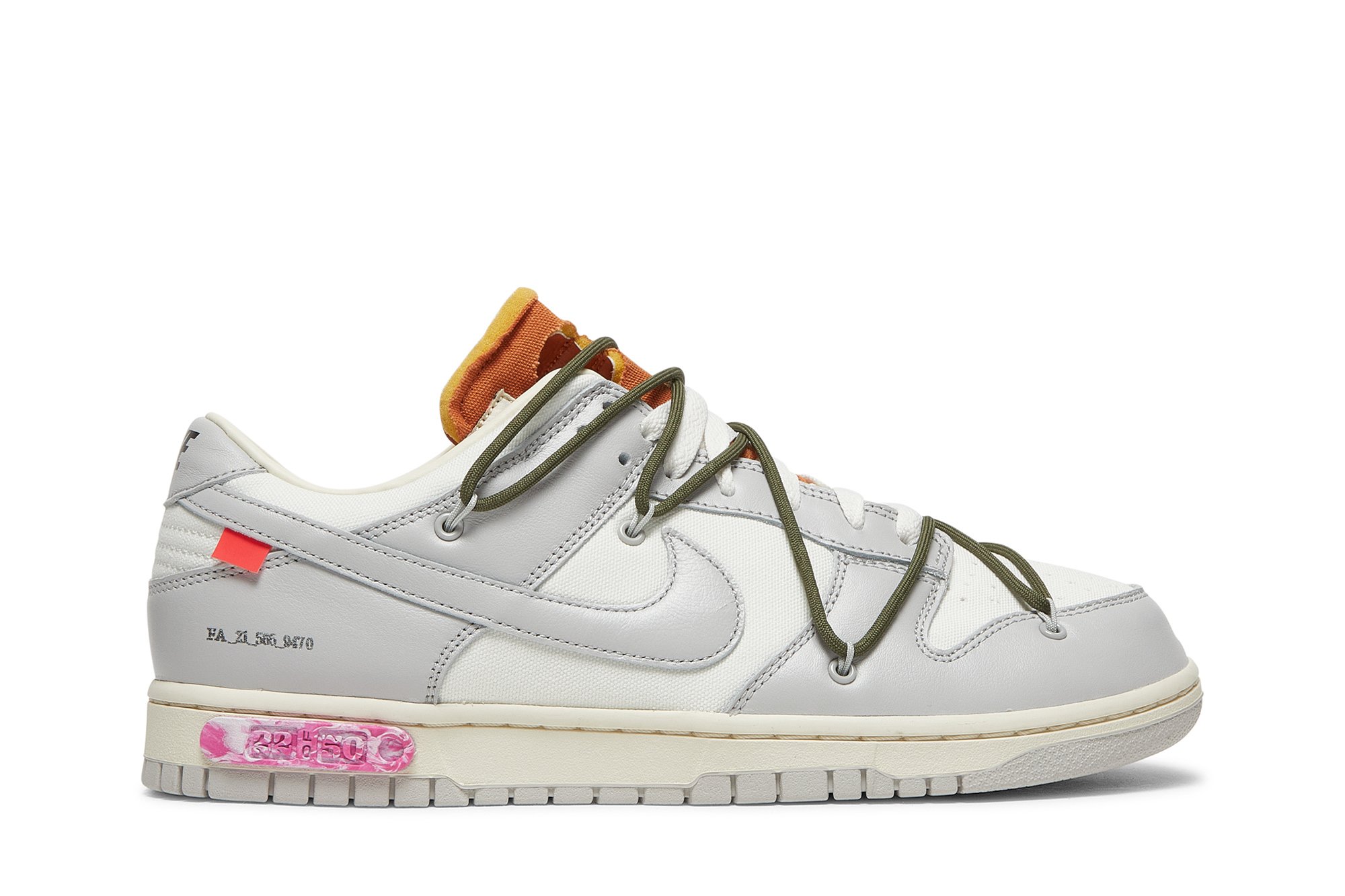 Nike Dunk Low Off-White Lot 22 – Kohlrabis 195240890242