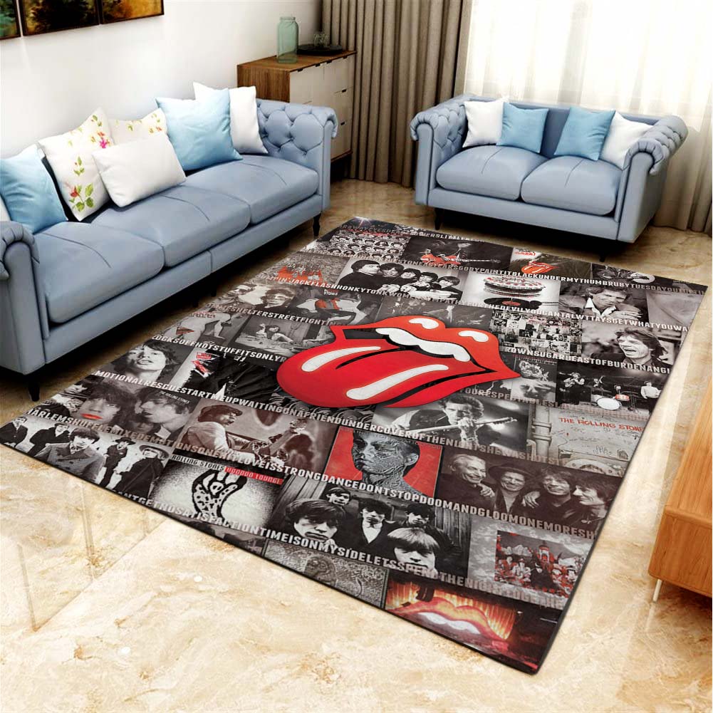 The Rolling Stones Rock Band Living Room Carpet Kitchen Area Rugs